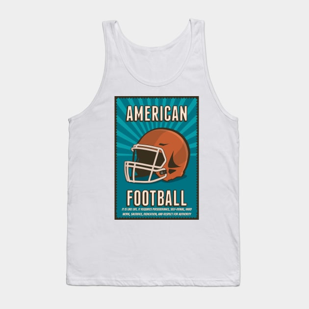 American Football Rugby Quote Tank Top by soulfulprintss8